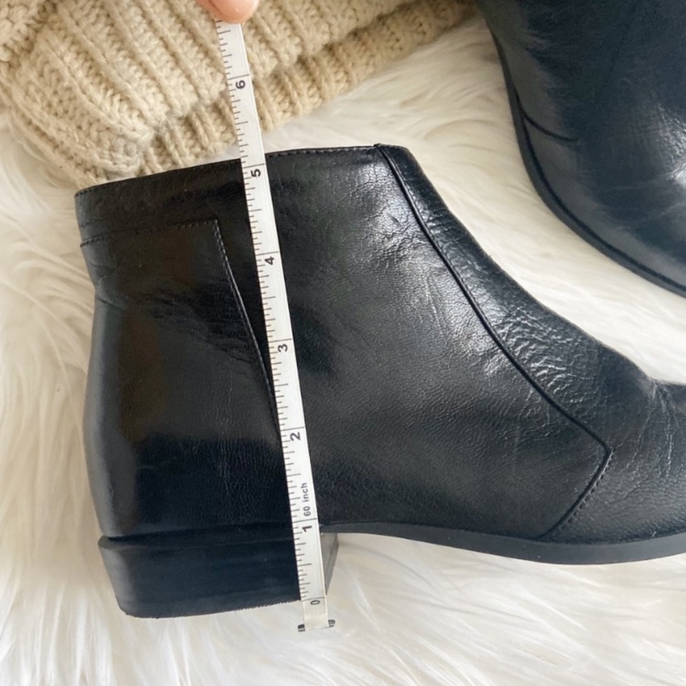 Nine West black leather boots - Picture 7 of 9